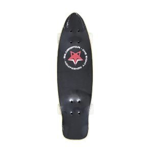 SILVERFOX Skate Board Cruiser Black & White Papan Seluncur - Image 3