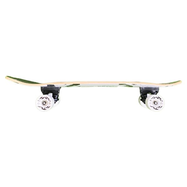 SILVERFOX Skate Board Cruiser Black & White Papan Seluncur