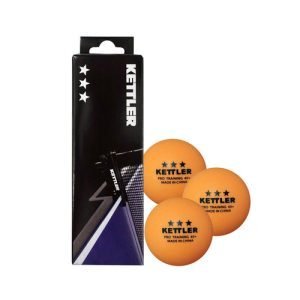 KETTLER Table Tennis Balls Bola PingPong 3 Stars - Orange