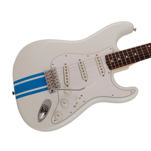 Fender Japan Traditional II Stratocaster Electric Guitar - Olympic White / Blue