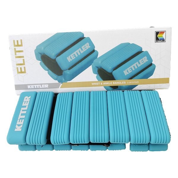 KETTLER WRIST & ANKLE BANGLES 0,5 KG/PAIR - LIGHT BLUE
