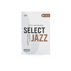 RICO by D'Addario Organic Select Jazz Reed-2 Unfilled (isi 10) - Image 3