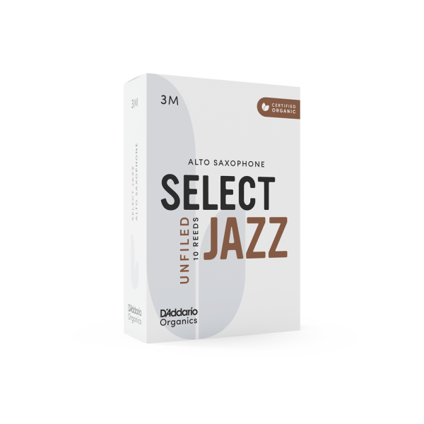 RICO by D'Addario Organic Select Jazz Reed-2 Unfilled (isi 10)