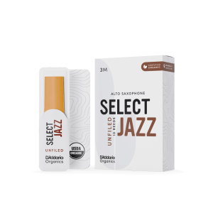 RICO by D'Addario Organic Select Jazz Reed-2 Unfilled (isi 10)