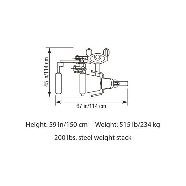 KETTLER Commercial Leg-Ext and Leg-Curl - Black 305-200