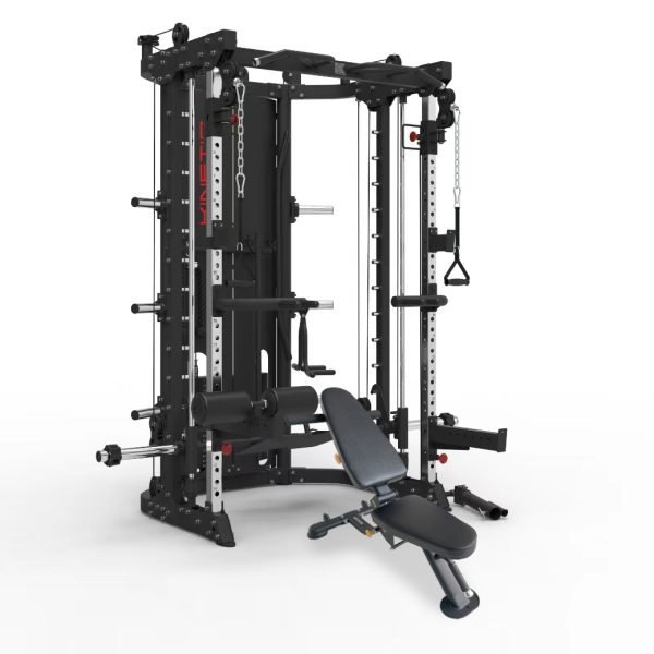 (BUNDLING) KETTLER FUNCTIONAL TRAINER KINETIC FT-PRO + KETTLER COMMERCIAL ADJUSTABLE BENCH
