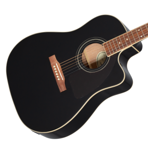 EPIPHONE J-45 EC Studio Acoustic Electric Guitar - Ebony