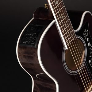 TAKAMINE GN75CE Nex Body Acoustic Electric Guitar - Transparent Black - Image 2