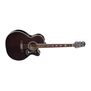 TAKAMINE GN75CE Nex Body Acoustic Electric Guitar - Transparent Black - Image 1