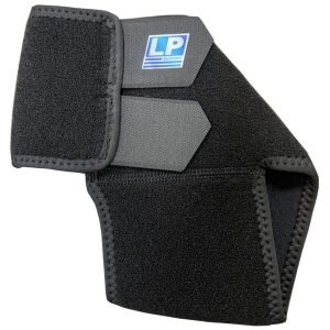 LP SUPPORT Ankle Support LP-768CN with Rear Adjustable Strap Tan - Image 3