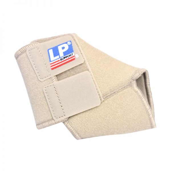 LP SUPPORT Ankle Support LP-768CN with Rear Adjustable Strap Tan