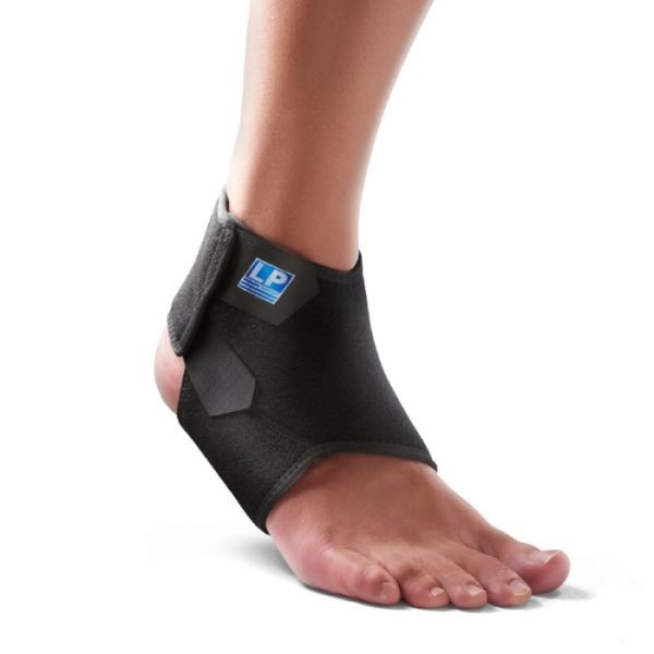 fcd60659-1897-490d-a0f8-1761451c91bc LP SUPPORT Ankle Support LP-768CN with Rear Adjustable Strap Tan