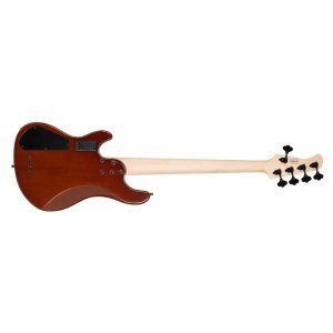 CORT GB Fusion 5 Electric Bass - Antique Brown Burst - Image 2