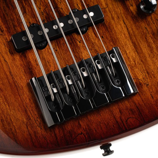 CORT GB Fusion 5 Electric Bass - Antique Brown Burst