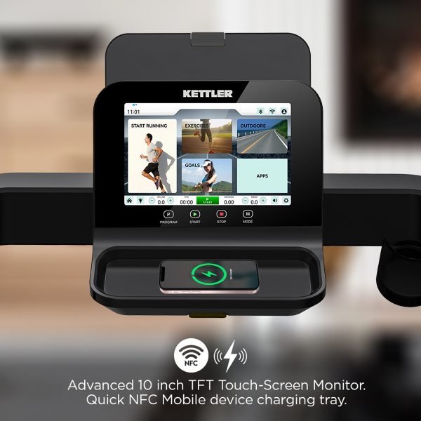 KETTLER DORTMUND S2 TREADMILL with 10″ TFT TOUCH-SCREEN