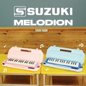 SUZUKI Melodion MX-32D Pink (termasuk hardcase, pipa selang, & pipa pendek), alat musik tiup pianika / pianica