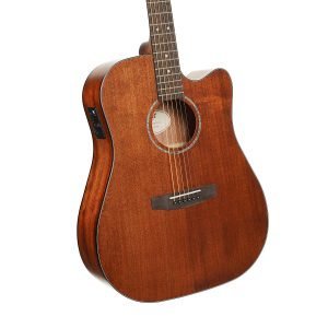 Cort Earth60MCE Acoustic Electric Guitar - Open Pore - Image 11