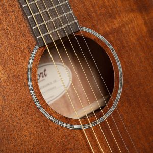 Cort Earth60MCE Acoustic Electric Guitar - Open Pore - Image 10