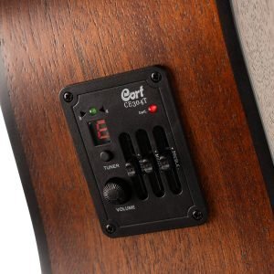 Cort Earth60MCE Acoustic Electric Guitar - Open Pore - Image 8