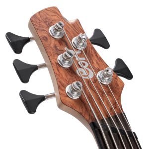 Cort A5 Beyond Electric Bass - Open Pore Bubinga Natural - Image 11