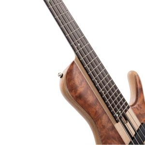 Cort A5 Beyond Electric Bass - Open Pore Bubinga Natural - Image 5