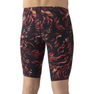 Arena INDOMITUS Aquaforce Storm Men's Racing Half Spats AS5FRCS1M - Black Red - Image 2