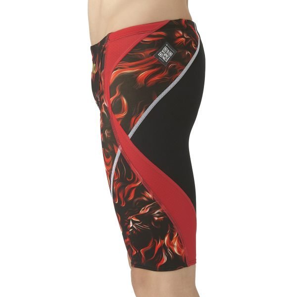 Arena INDOMITUS Aquaforce Xtreme Men's Racing Half Spats AS5FRCS9MZ - Black Red