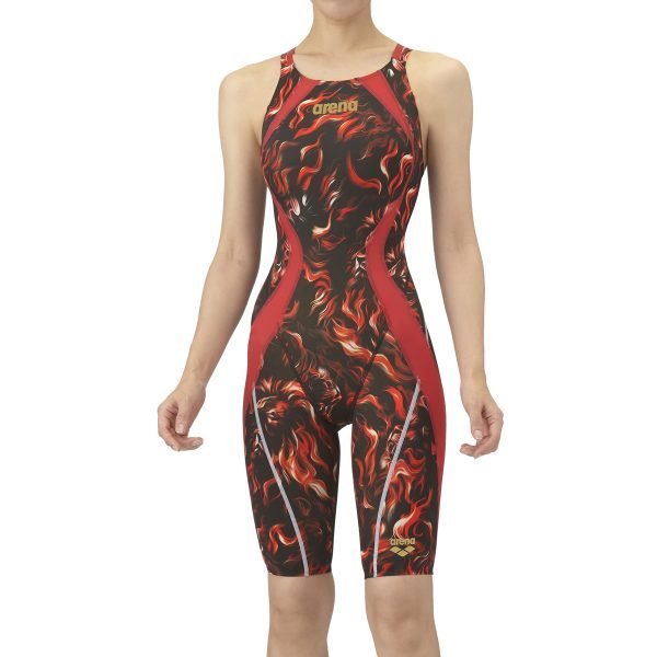 AS85D9~1 Arena INDOMITUS Aquaforce Xtreme Ladies Racing Half Spats AS5FRCS8LZ - Black Red