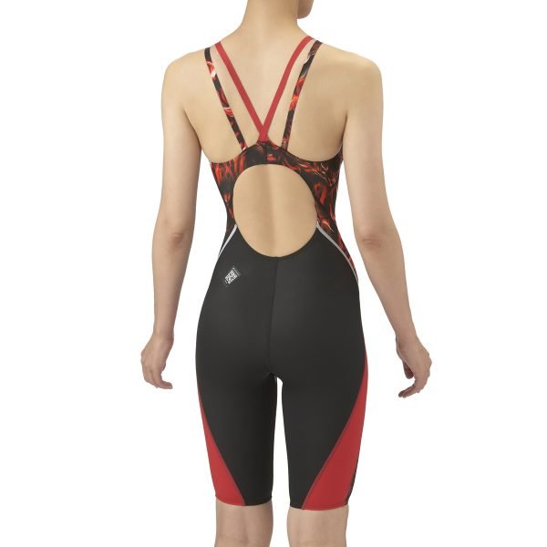 Arena INDOMITUS Aquaforce Xtreme Ladies Racing Half Spats AS5FRCS8LZ - Black Red