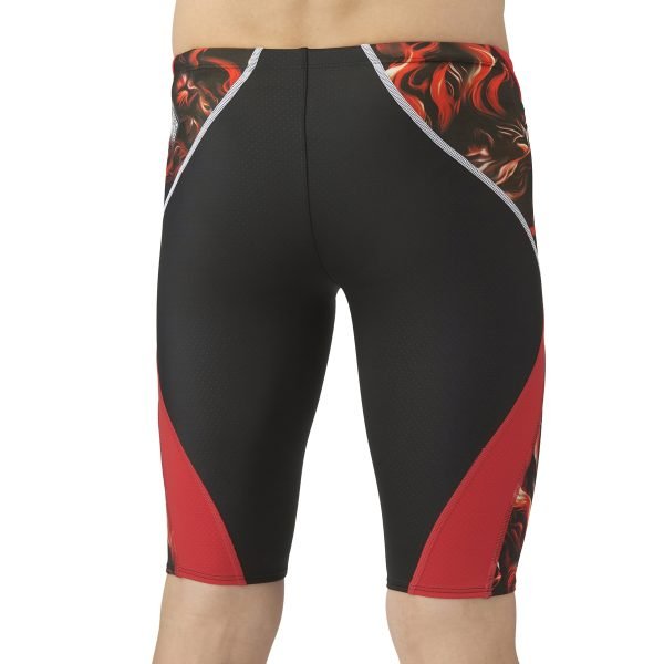 Arena INDOMITUS Aquaforce Xtreme Men's Racing Half Spats AS5FRCS9MZ - Black Red