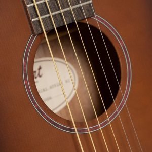 CORT Earth GO Acoustic Electric Guitar - Open Pore Brown Burst - Image 7