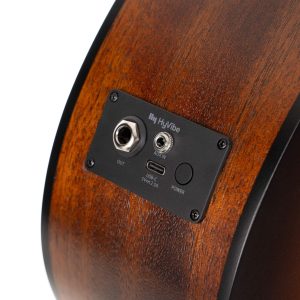 CORT Earth GO Acoustic Electric Guitar - Open Pore Brown Burst - Image 6