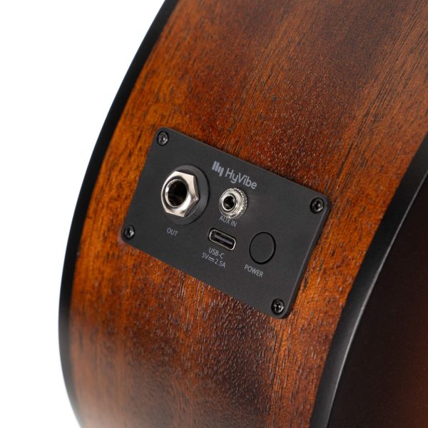 CORT Earth GO Acoustic Electric Guitar - Open Pore Brown Burst