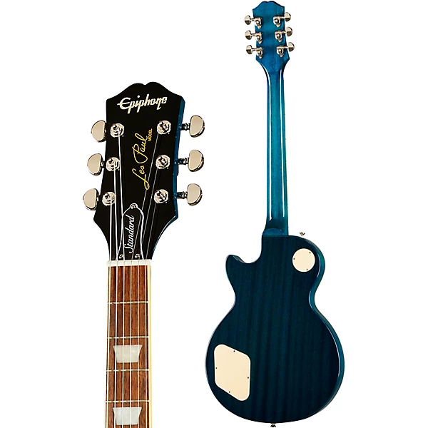 Epiphone Les Paul Standart 60's Electric Guitar - Quilt Translucent Blue