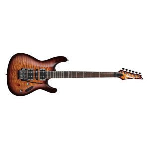 IBANEZ S670QM-DEB Electric Guitar - Dragon Eye Burst - Image 1