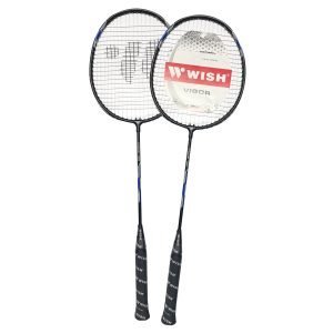 Wish Raket Badminton VIGOR 100 Black/Blue