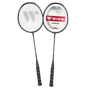 Wish Raket Badminton VIGOR 100 Black/Red - Image 2