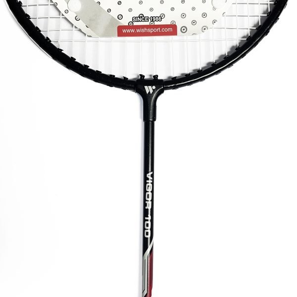 Wish Raket Badminton VIGOR 100 Black/Red