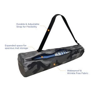 KETTLER Yoga Mat Carrier with Zipper - Camouflage - Image 3