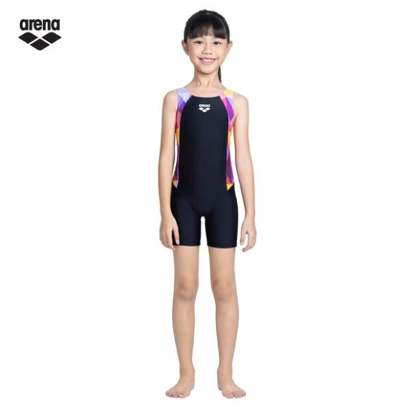 ajw26206-bkpk-1 Arena Girls 1PC Swimsuit AJW-26206