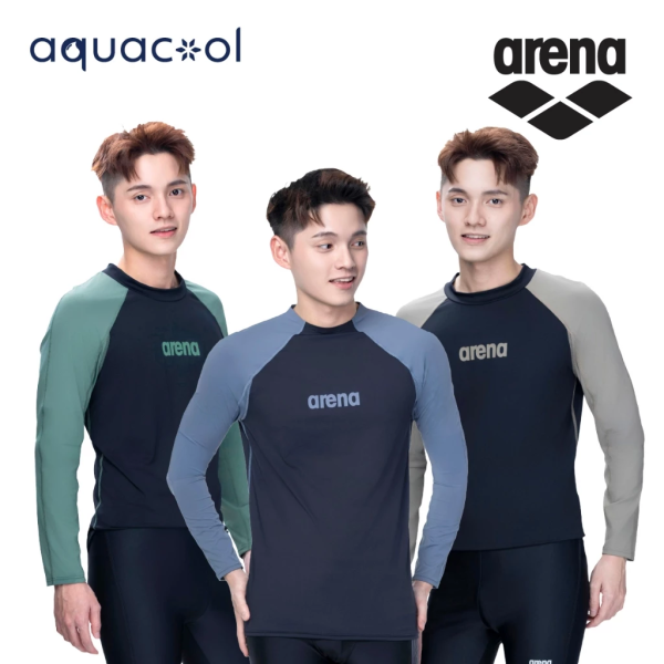 sg-11134207-7rdxb-mclufonxlhlgdb Arena Mens Swim Sunshirts AWWM-25437