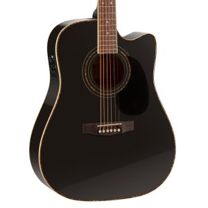 Cort Electric Acoustic Guitar AD880CE-BK - Image 5
