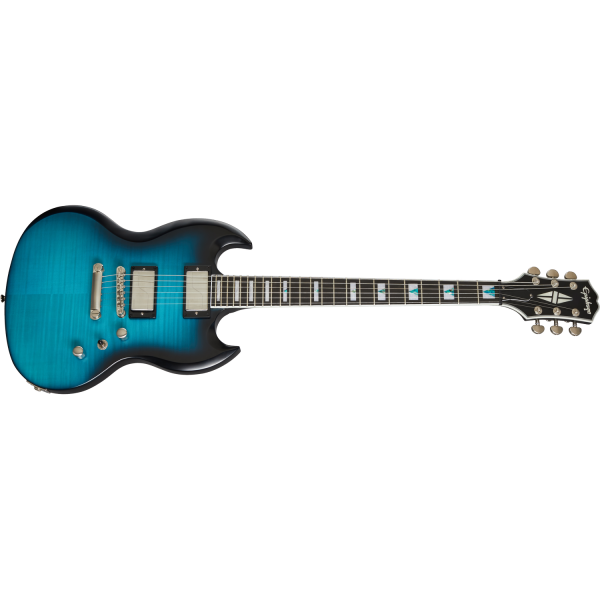 Epiphone SG Prophecy Electric Guitar - Blue Tiger Aged Gloss