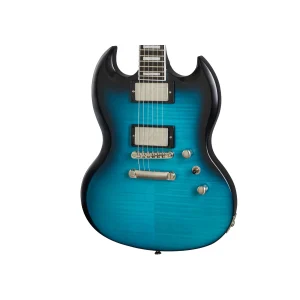 Epiphone SG Prophecy Electric Guitar - Blue Tiger Aged Gloss - Image 2